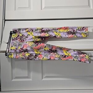 Pro player wicking palm leaf print